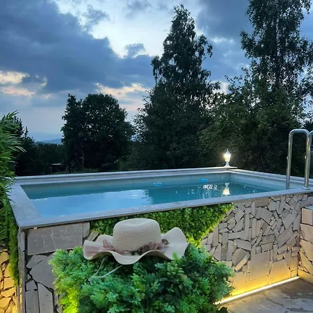Luxury House With Private Pool, Jacuzzi & Sauna- Trebevic